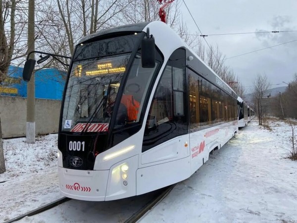 Новый трамвай в Красноярске